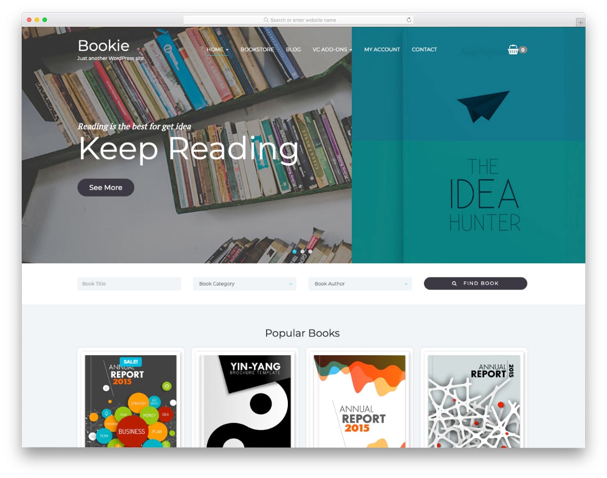 Detail Bootstrap Book Library Template Nomer 9