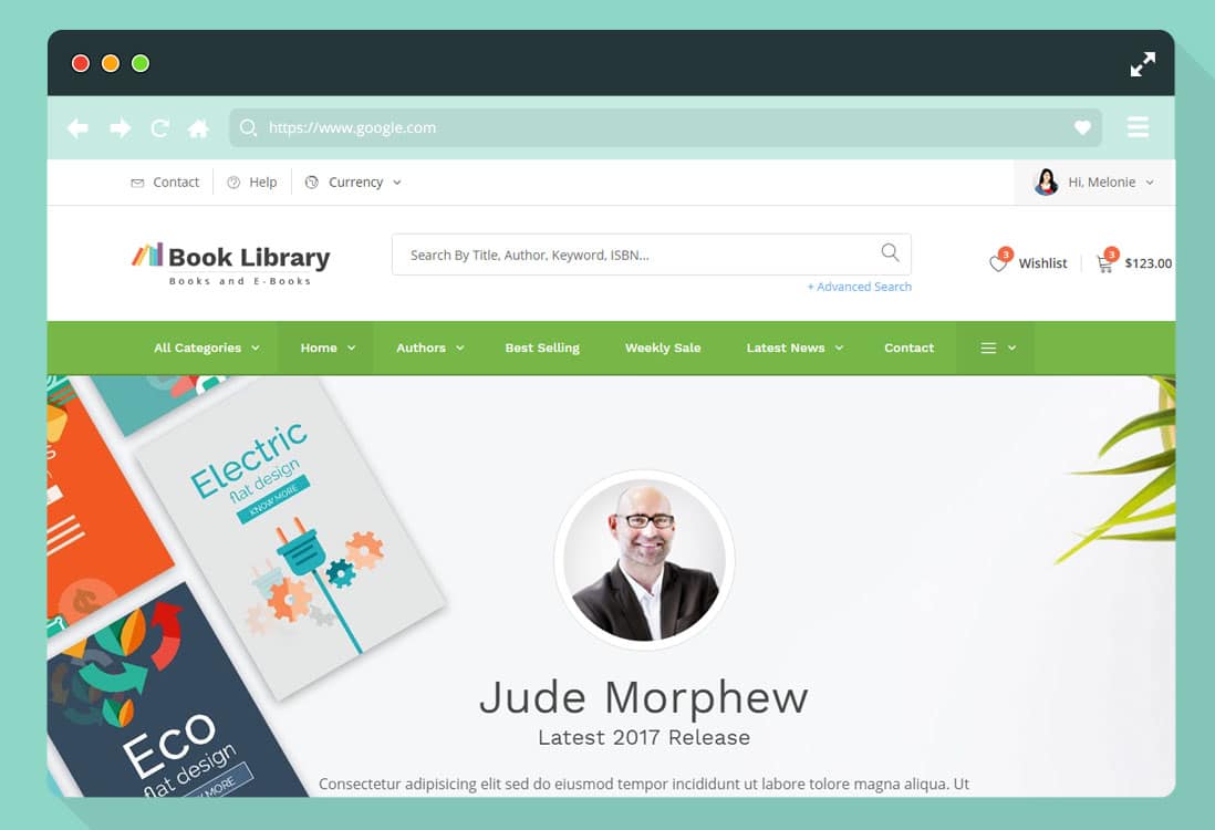 Detail Bootstrap Book Library Template Nomer 21