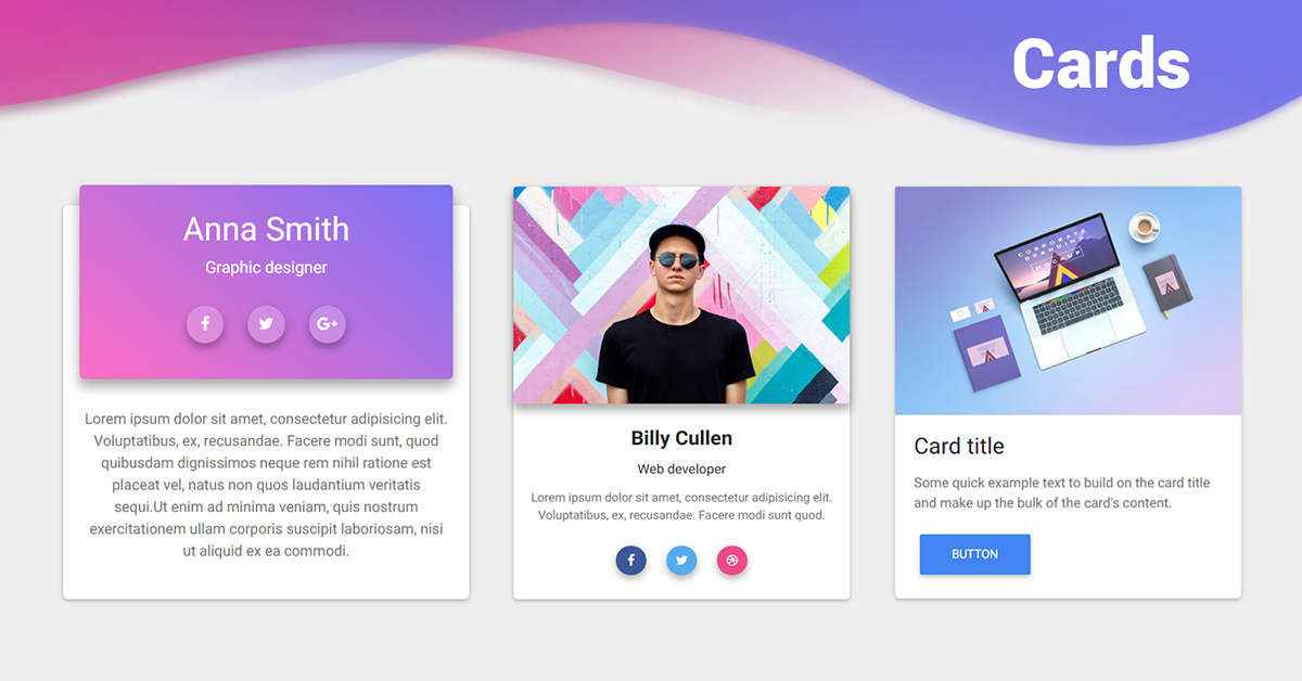 Detail Bootstrap Card Template Nomer 4