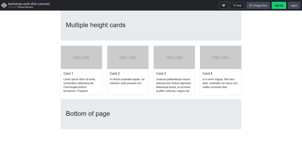 Detail Bootstrap Card Template Nomer 52
