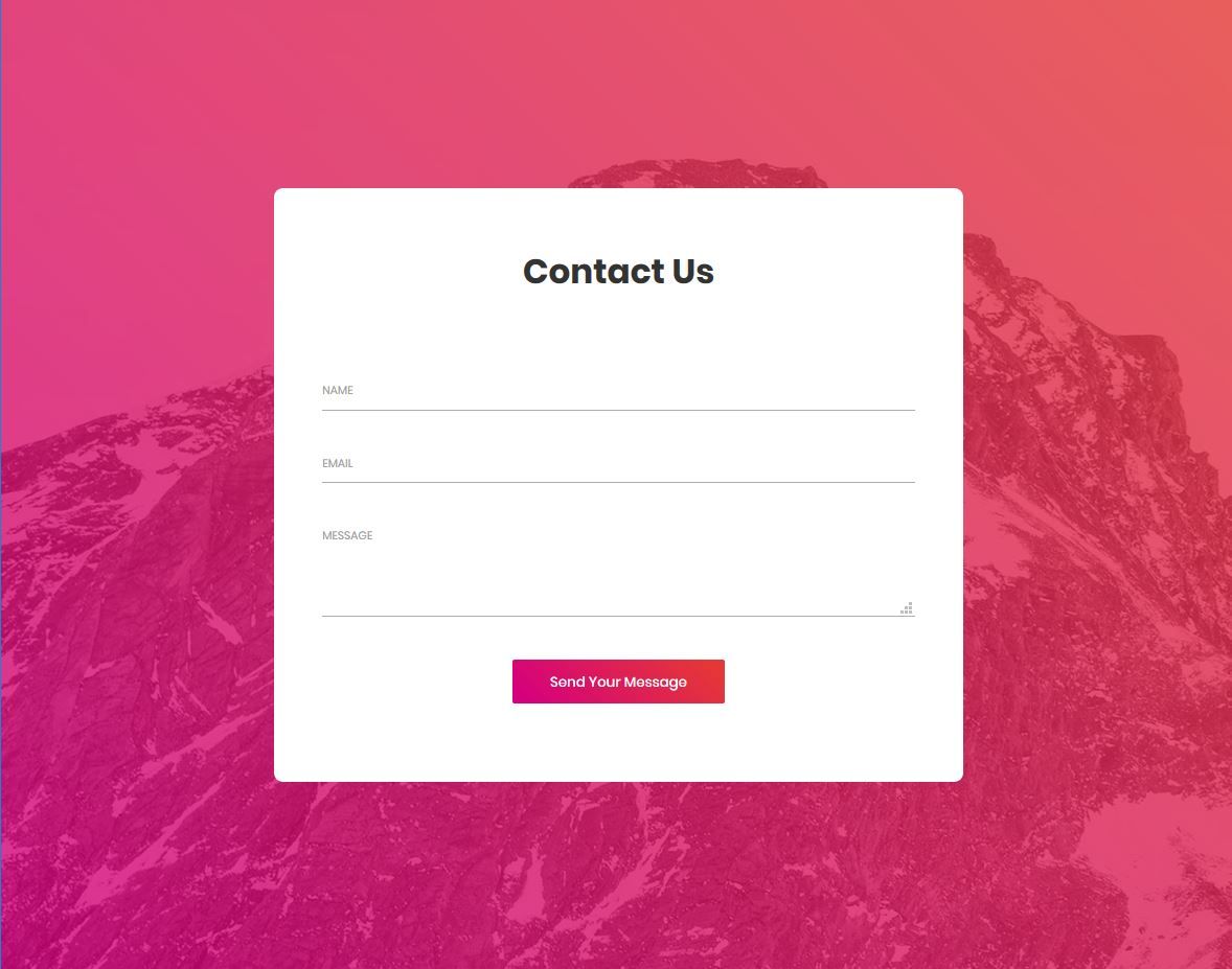 Detail Bootstrap Contact Page Template Nomer 23