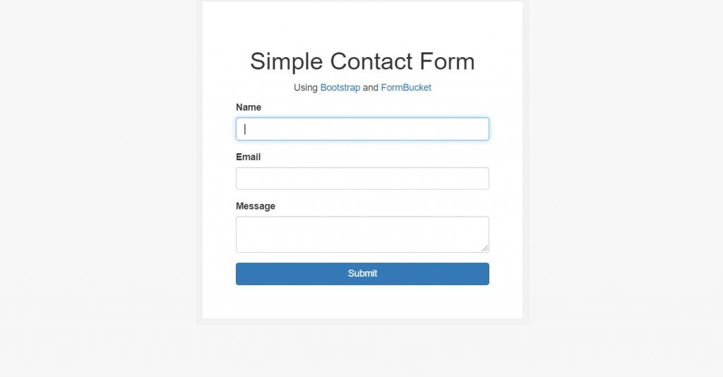 Detail Bootstrap Contact Page Template Nomer 29