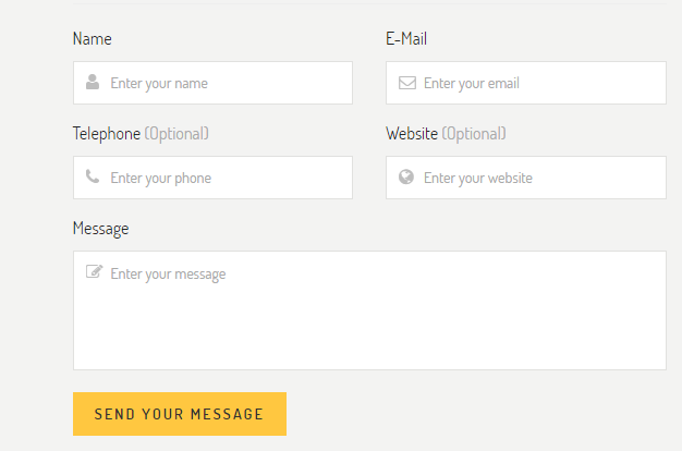 Detail Bootstrap Contact Template Nomer 25