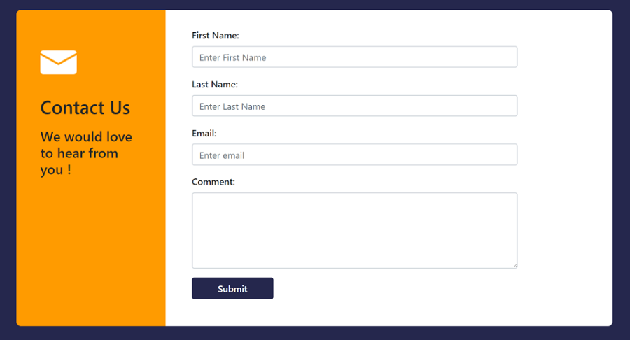 Detail Bootstrap Contact Template Nomer 52