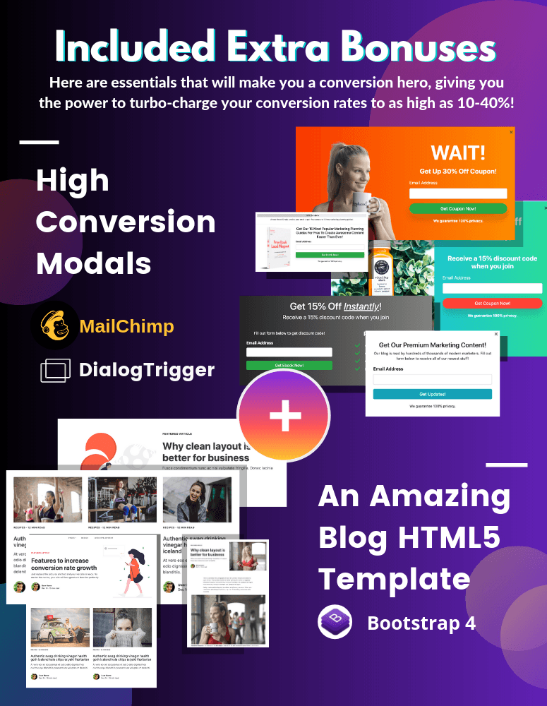 Detail Bootstrap Coupon Template Nomer 45
