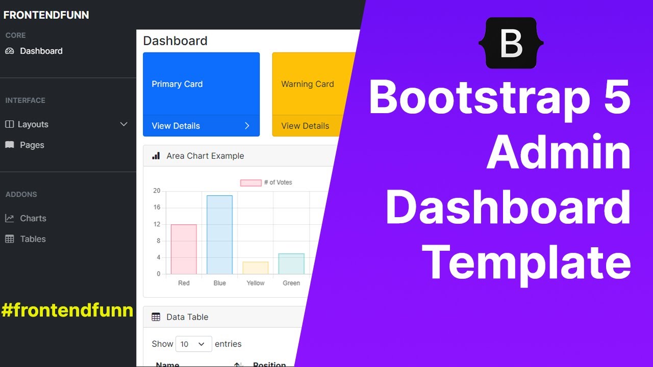 Detail Bootstrap Dashboard Template Tutorial Nomer 10