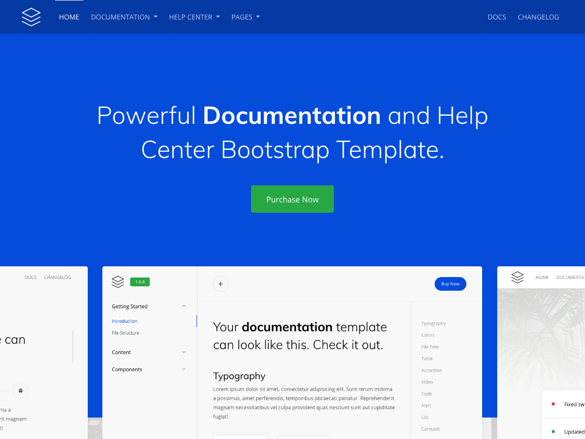 Bootstrap Document Template - KibrisPDR