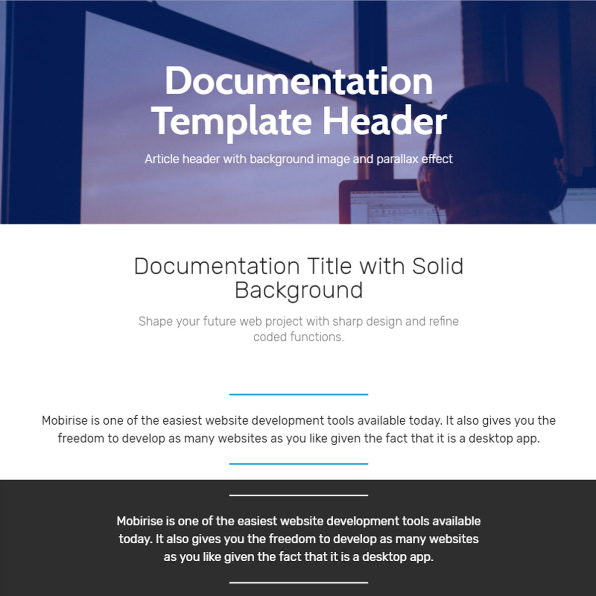 Detail Bootstrap Document Template Nomer 7