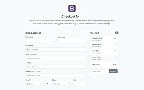 Detail Bootstrap Document Template Nomer 4