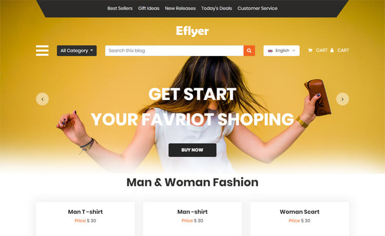 Detail Bootstrap Ecommerce Template Nomer 30