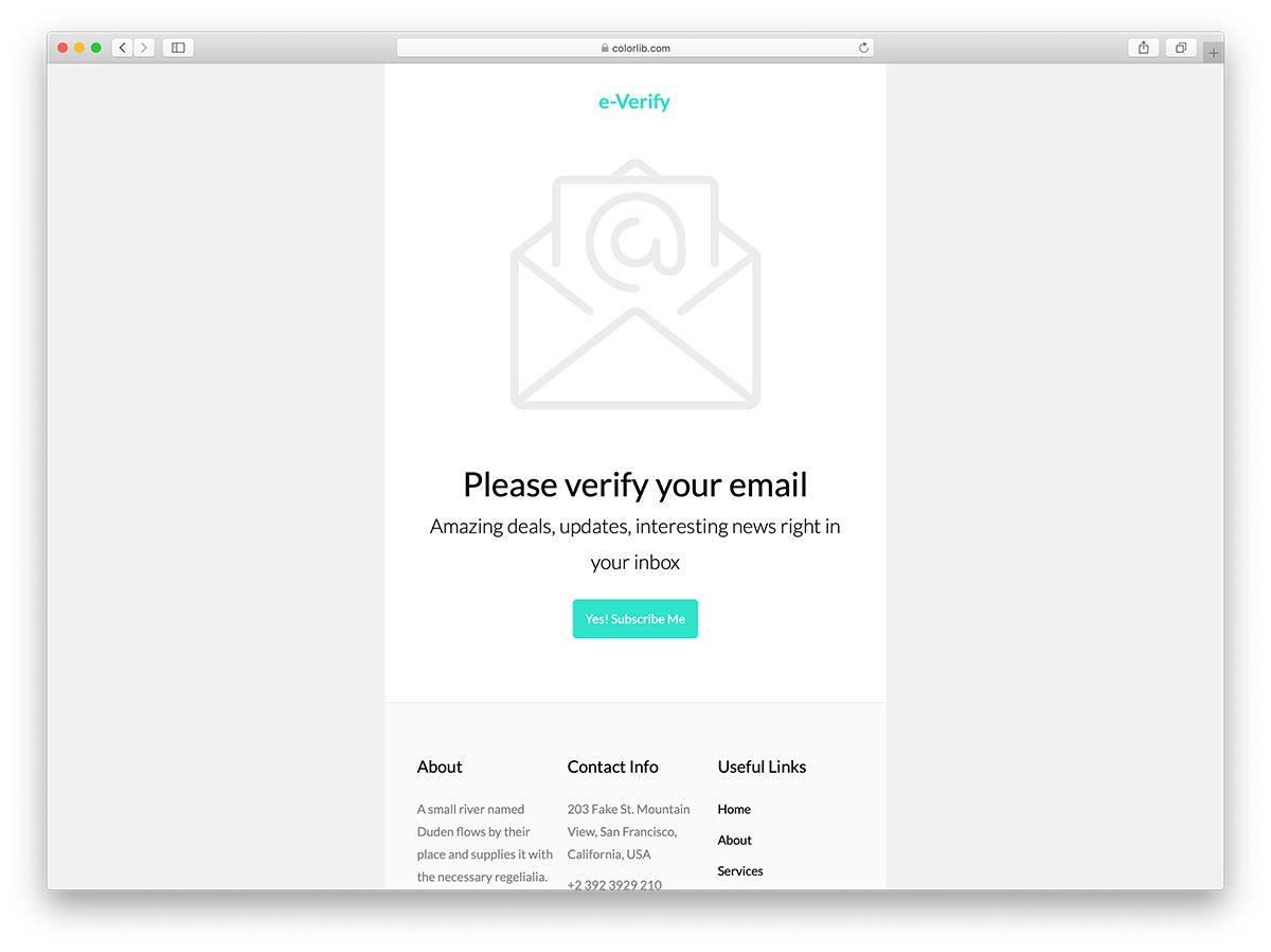 Detail Bootstrap Email Template Html Nomer 9