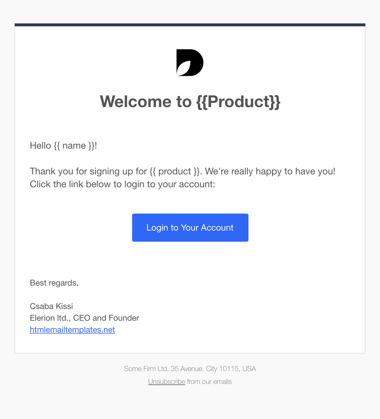 Detail Bootstrap Email Template Html Nomer 38