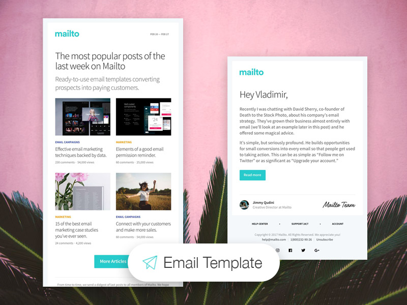 Detail Bootstrap Email Template Html Nomer 48