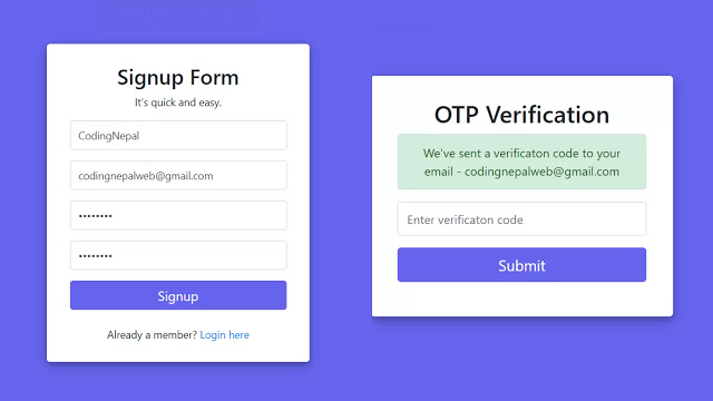 Detail Bootstrap Email Verification Template Nomer 20