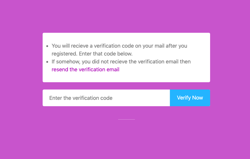 Detail Bootstrap Email Verification Template Nomer 9