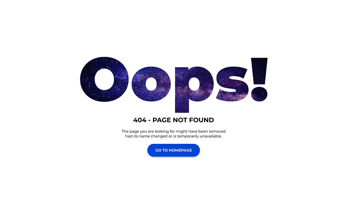 Detail Bootstrap Error Page Template Nomer 2