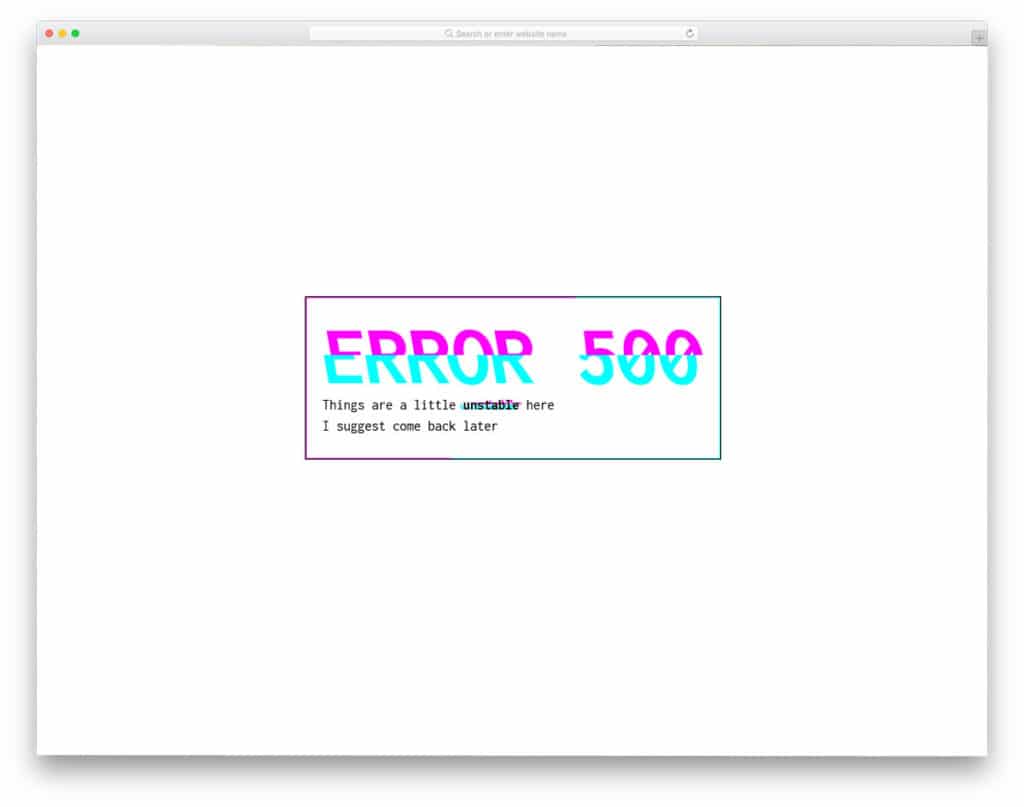 Detail Bootstrap Error Page Template Nomer 25