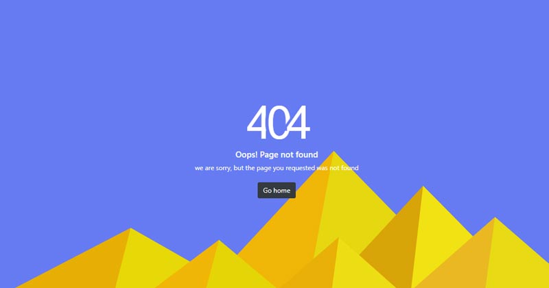 Detail Bootstrap Error Page Template Nomer 31