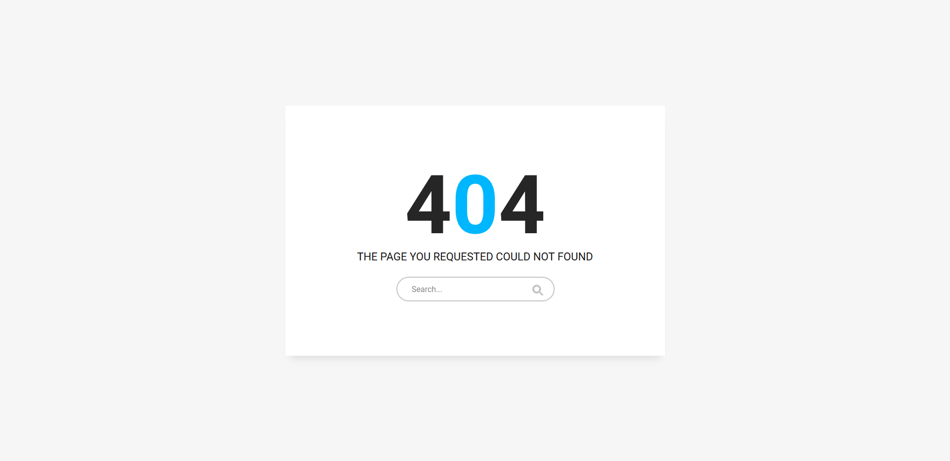 Detail Bootstrap Error Page Template Nomer 4