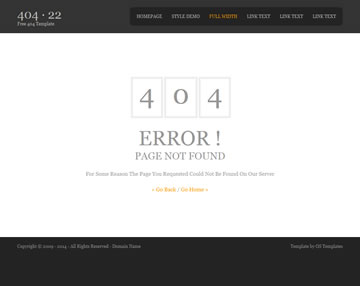 Detail Bootstrap Error Page Template Nomer 47