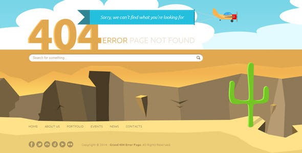 Detail Bootstrap Error Page Template Nomer 51