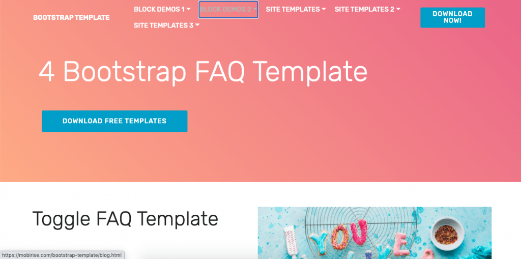 Detail Bootstrap Faq Template Nomer 25