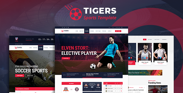 Detail Bootstrap Football Template Free Nomer 13