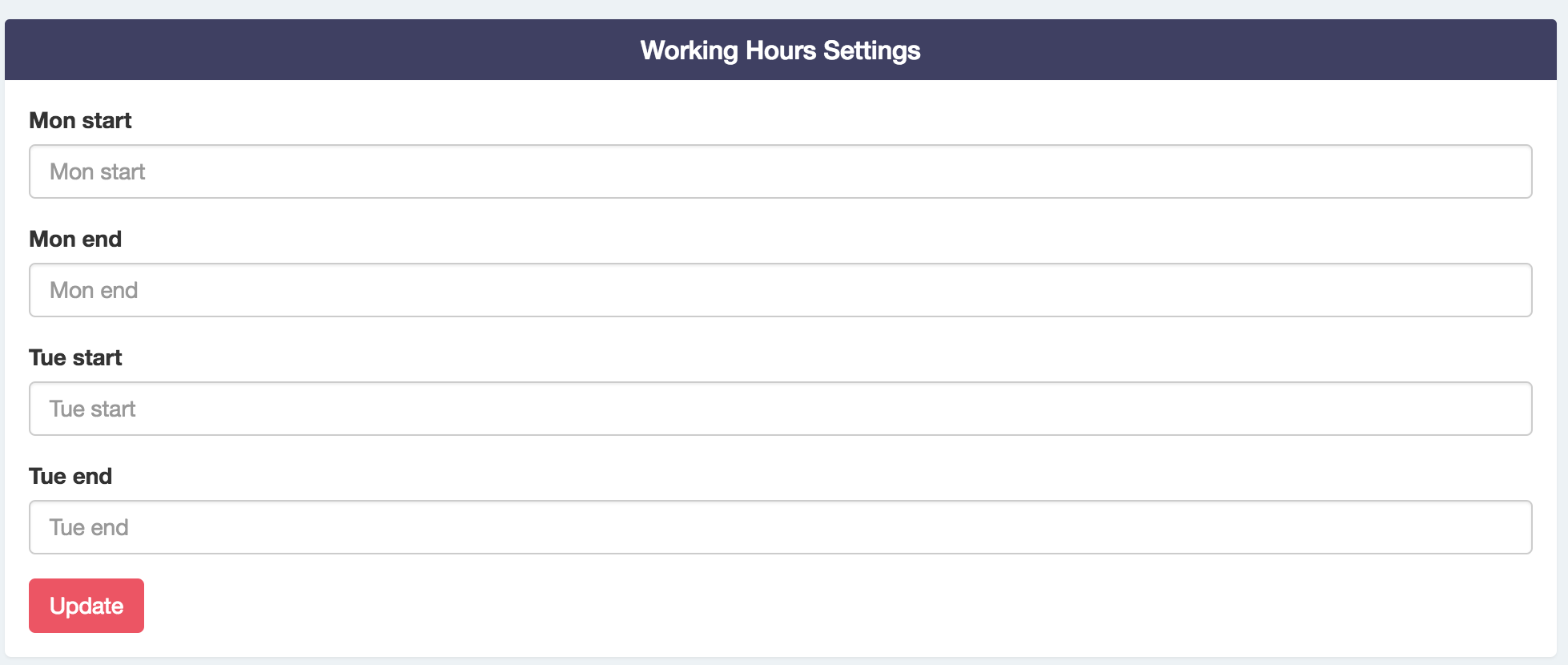 Detail Bootstrap Form Template Nomer 30