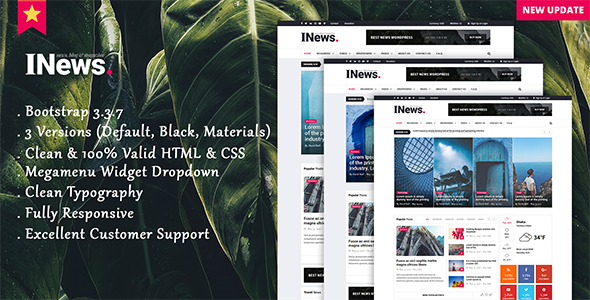 Detail Bootstrap Free News Template Nomer 41