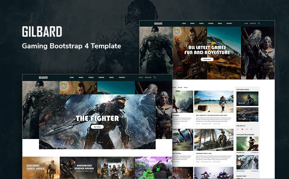 Detail Bootstrap Game Template Nomer 17