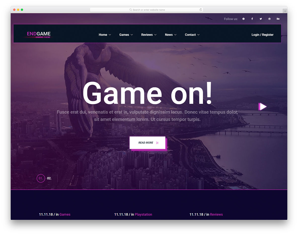 Detail Bootstrap Game Template Nomer 21