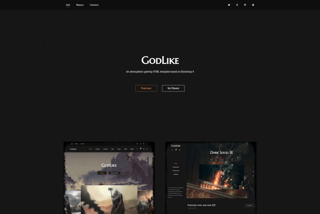 Detail Bootstrap Game Template Nomer 4