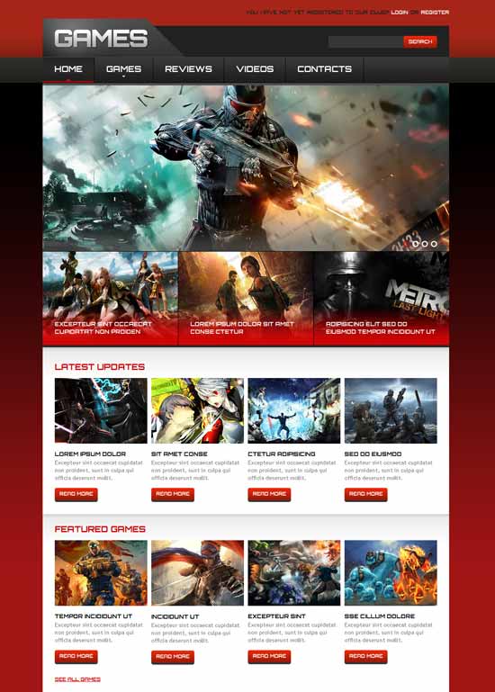 Detail Bootstrap Game Template Nomer 33