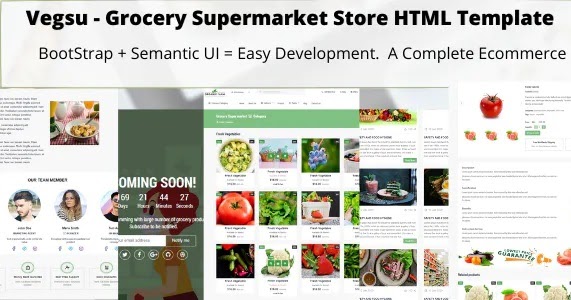 Detail Bootstrap Grocery Template Nomer 21