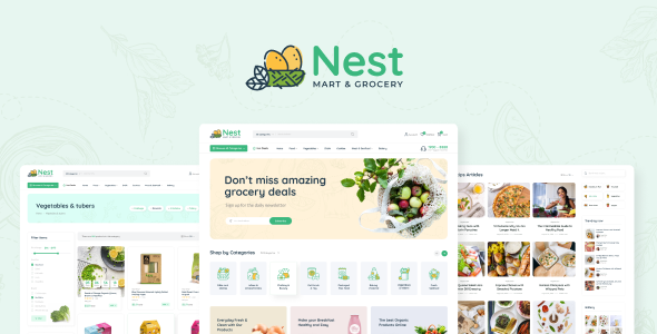 Detail Bootstrap Grocery Template Nomer 5