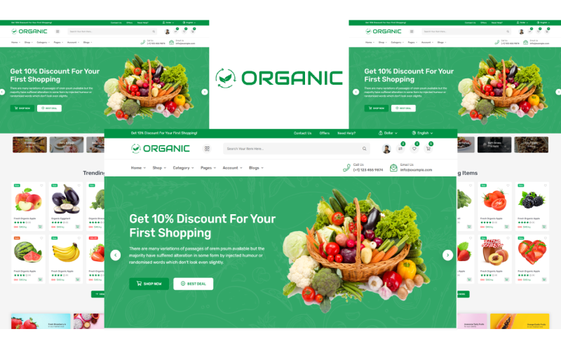 Detail Bootstrap Grocery Template Nomer 43