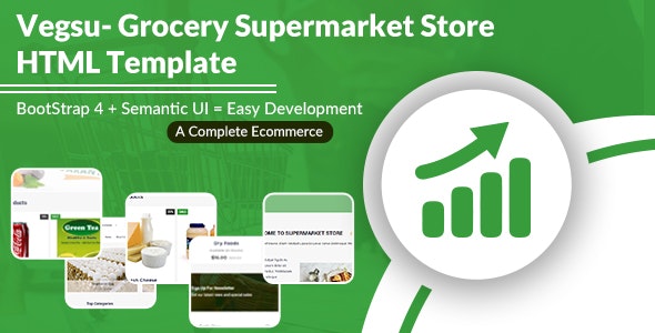 Detail Bootstrap Grocery Template Nomer 48