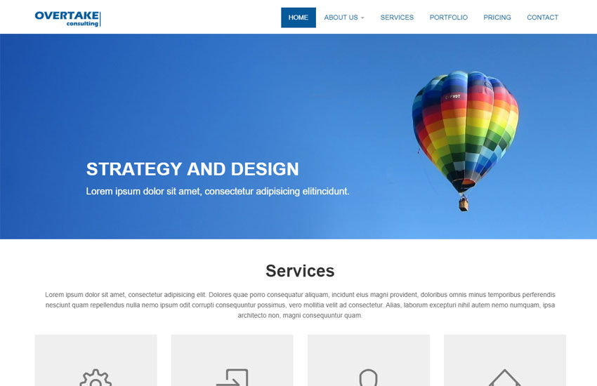 Detail Bootstrap Html Template Nomer 14