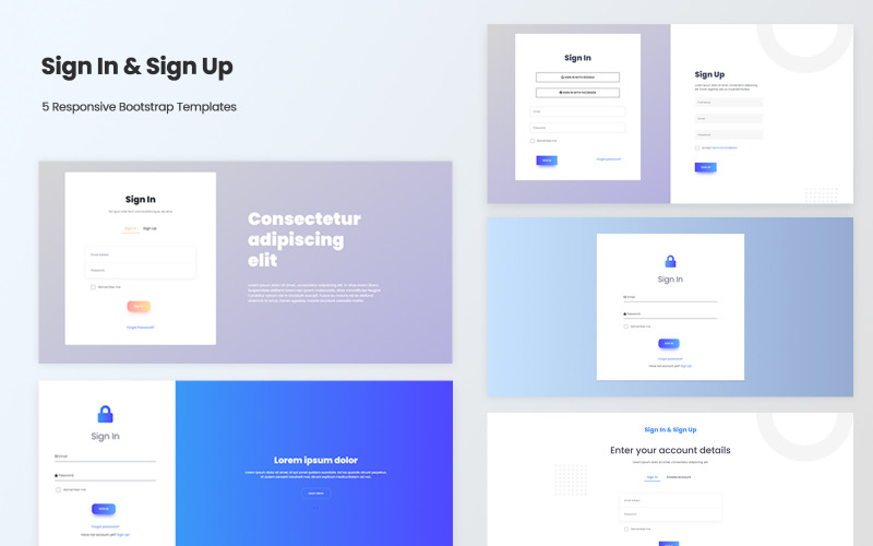 Detail Bootstrap Html Template Nomer 34