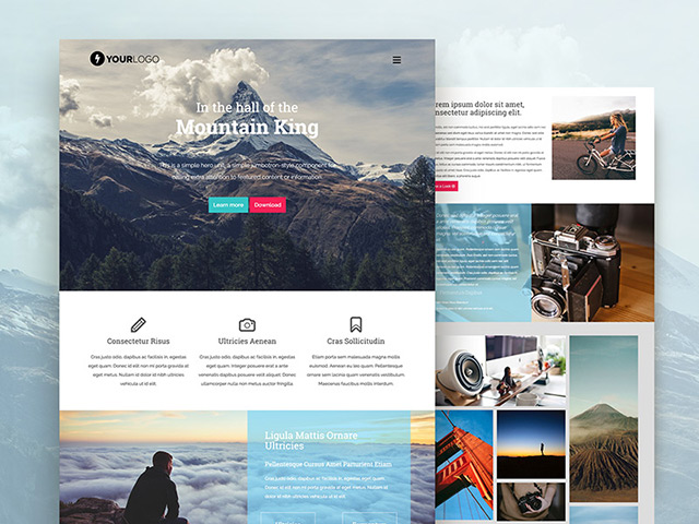 Detail Bootstrap Html Template Nomer 46