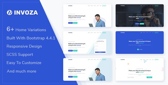 Detail Bootstrap Landing Page Template Nomer 34