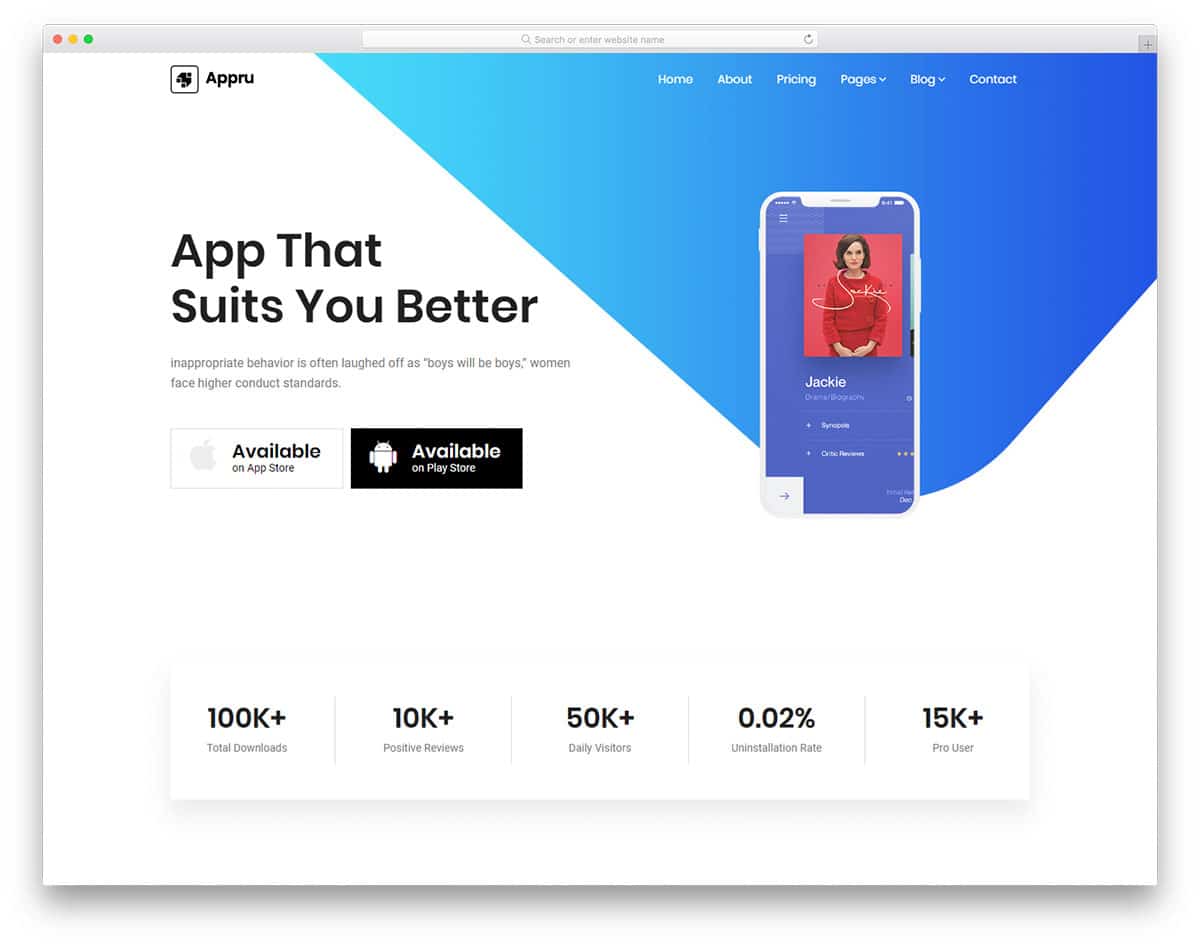 Detail Bootstrap Landing Page Template Nomer 6