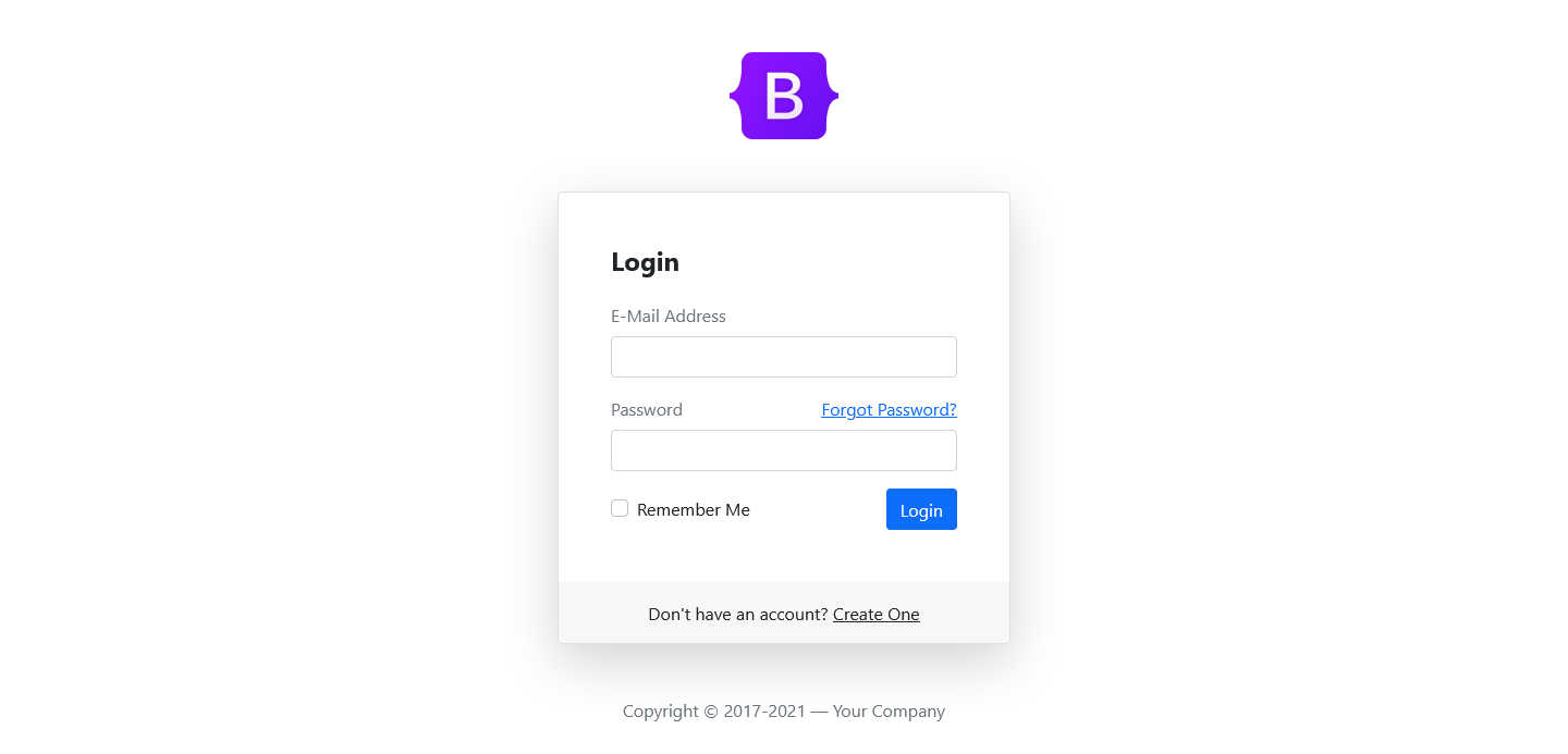 Bootstrap Login Form Template - 53+ Koleksi Gambar