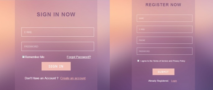 Detail Bootstrap Login Template Nomer 35