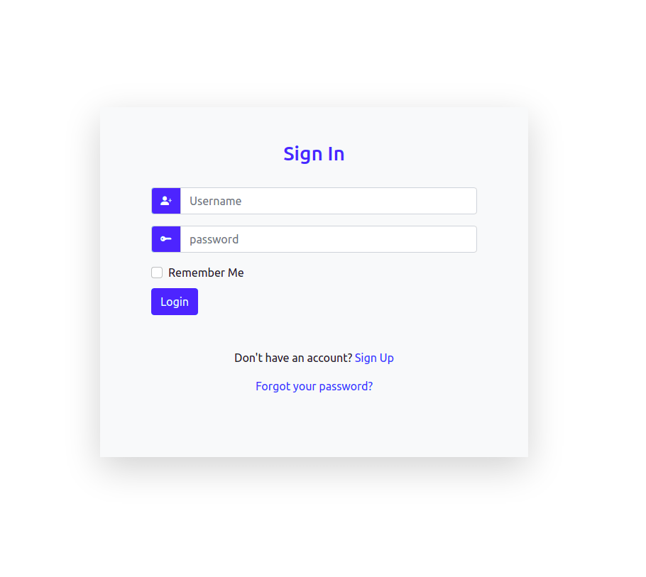 Detail Bootstrap Login Template Nomer 38