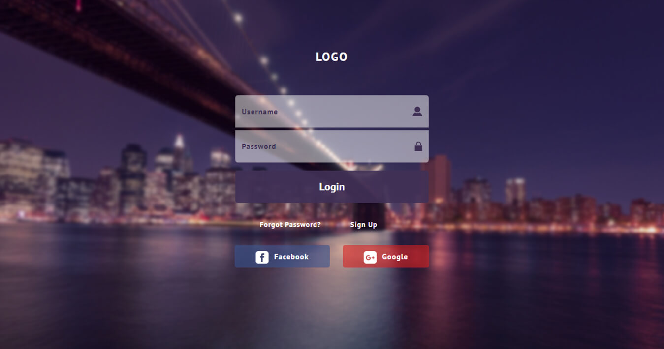 Detail Bootstrap Login Template Nomer 42