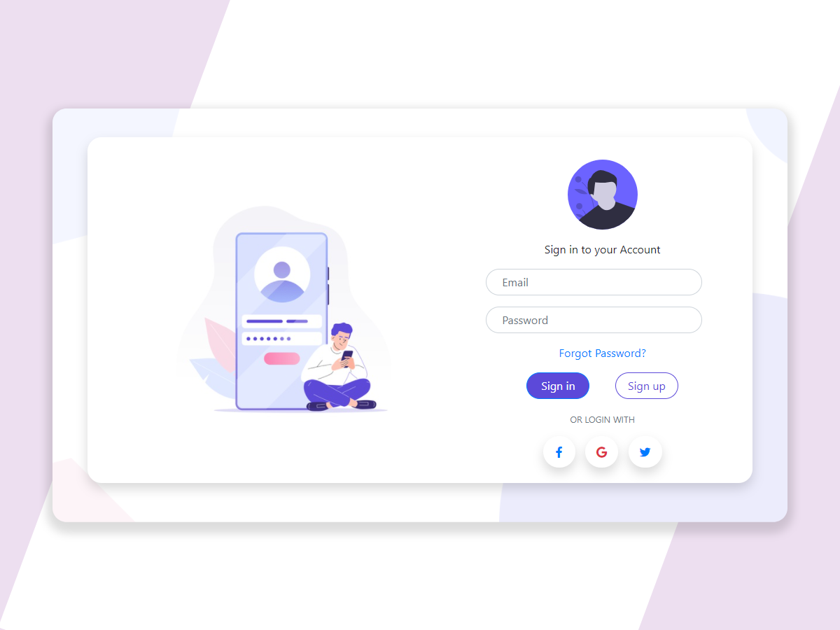 Detail Bootstrap Login Template Nomer 44