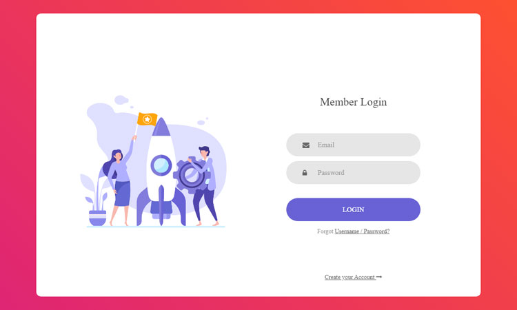 Detail Bootstrap Login Template Nomer 46