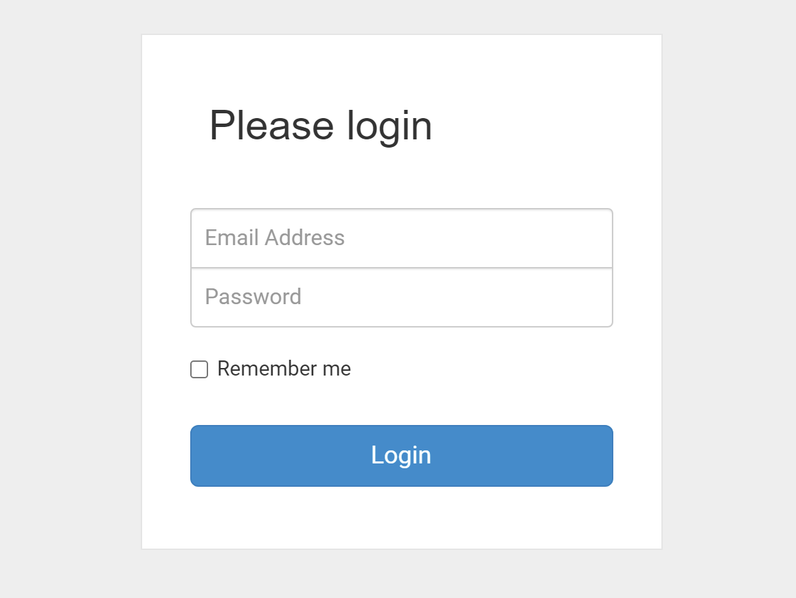 Detail Bootstrap Login Template Nomer 50