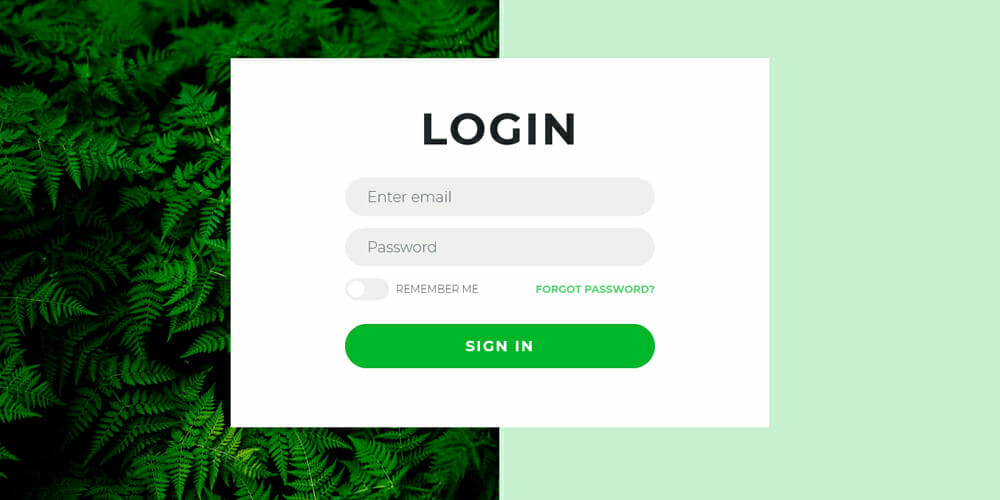 Detail Bootstrap Login Template Nomer 8